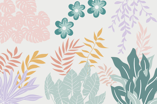 Boho Bloom Wallpaper Wall Mural