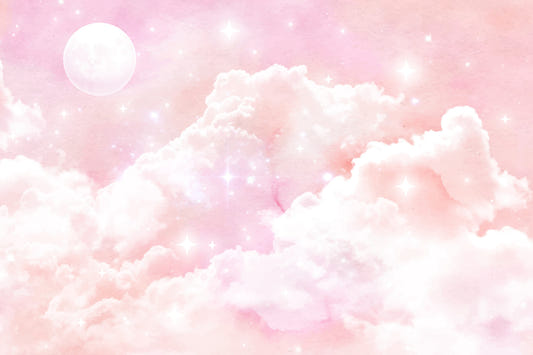 Moonlit Clouds Wall Mural