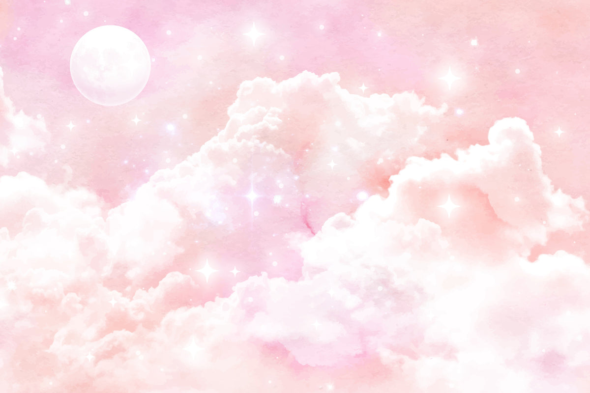 Moonlit Clouds Wall Mural