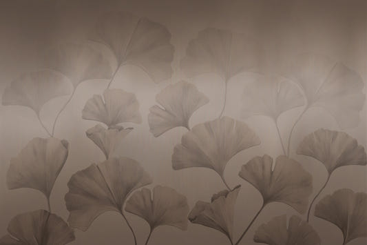 Ginkgo Shadow Wall Mural