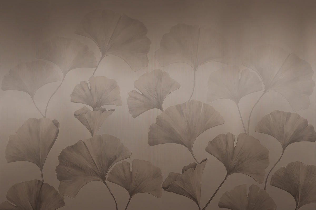 Ginkgo Shadow Wall Mural