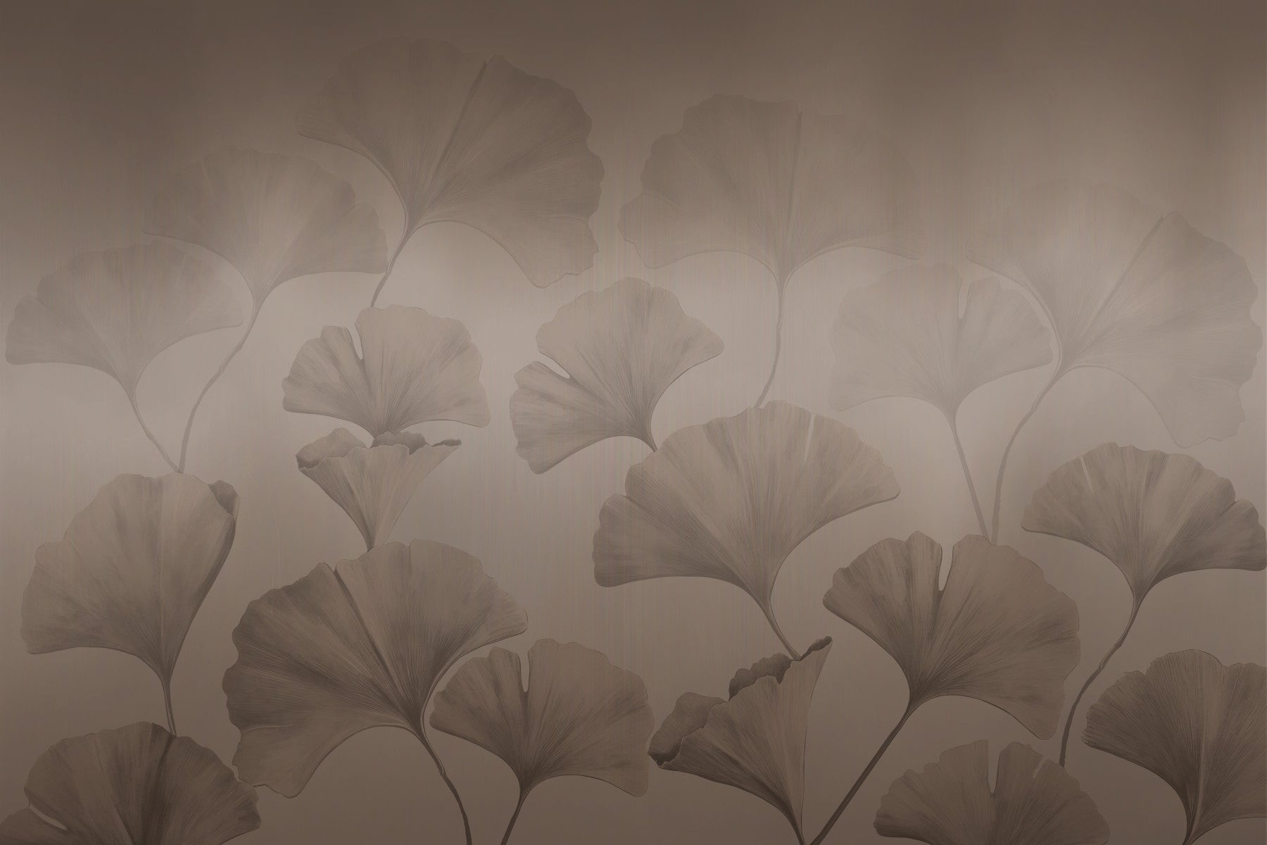 Ginkgo Shadow Wall Mural