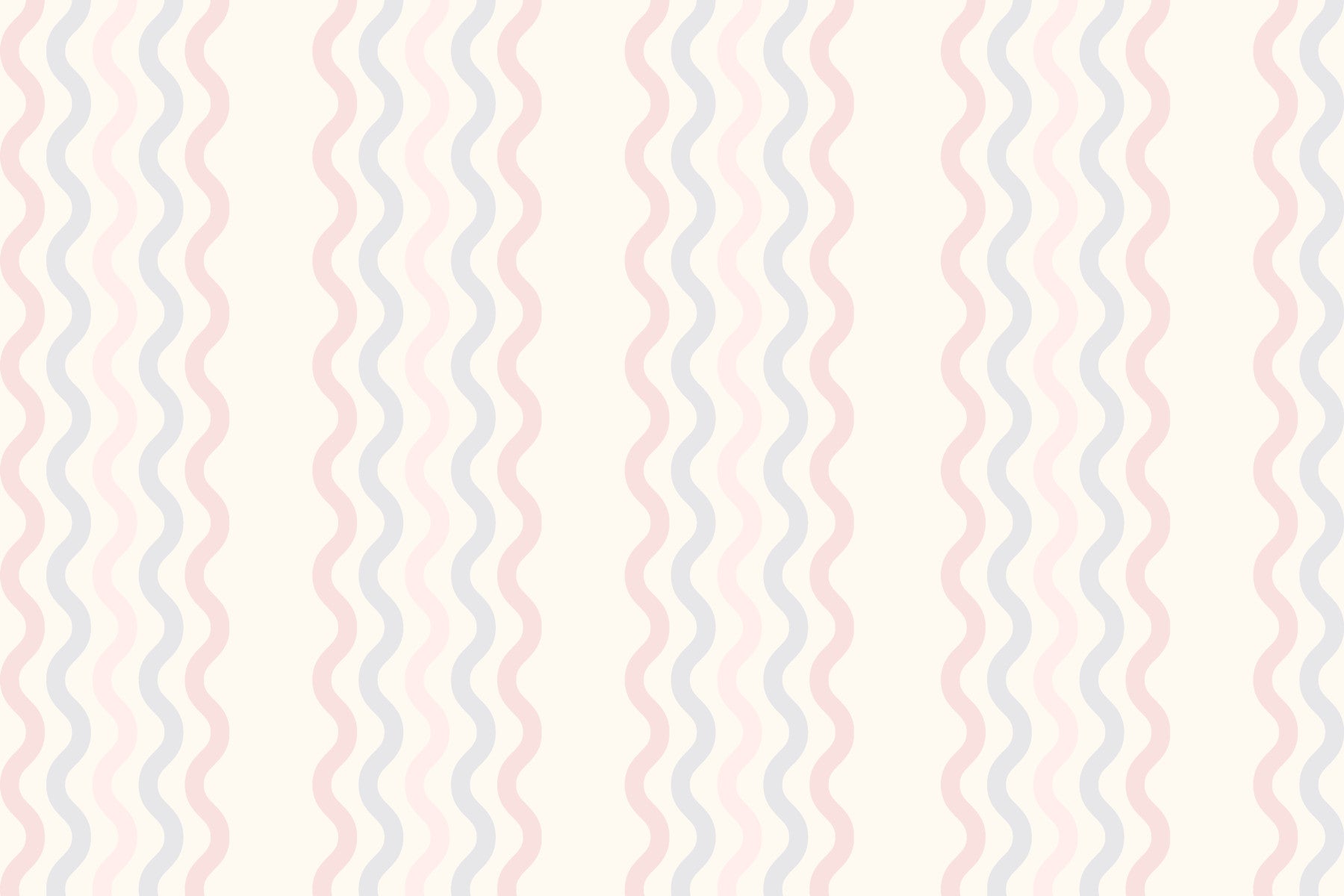 Pastel Wave Rhythm Wall Mural