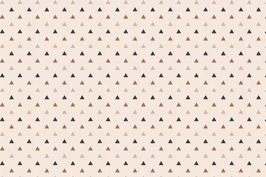 Earthy Triangles Wall Mural