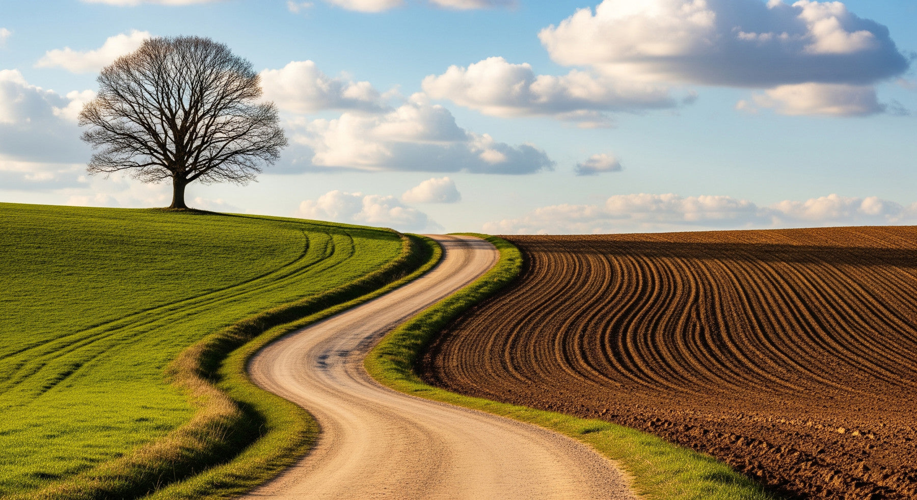 Country Path Wall Mural