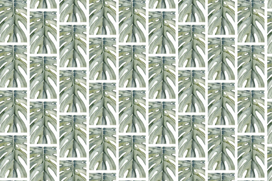 Tropical Greens Wall Mural