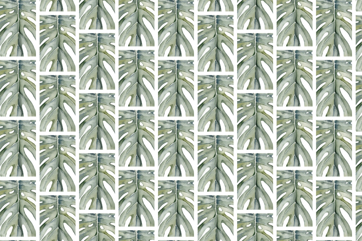Tropical Greens Wall Mural
