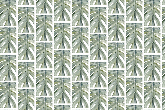 Tropical Greens Wall Mural
