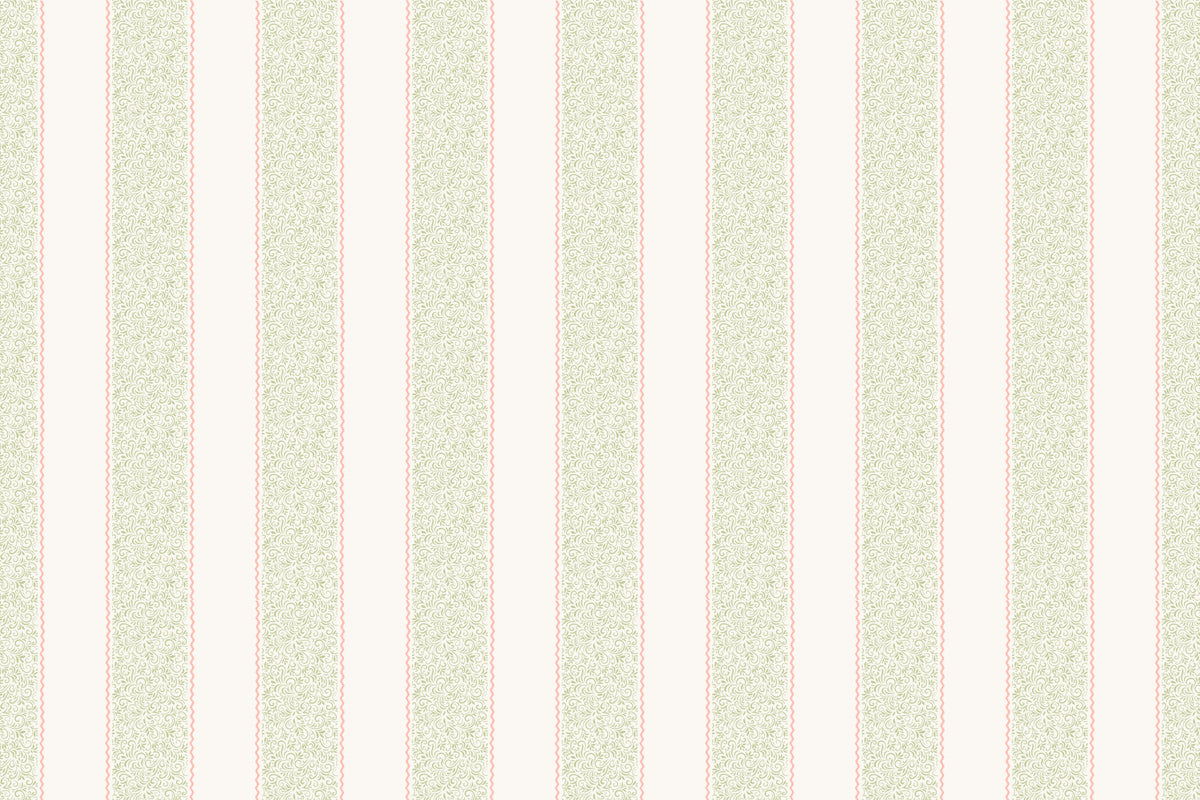 Vintage Stripe Serenity Wall Mural