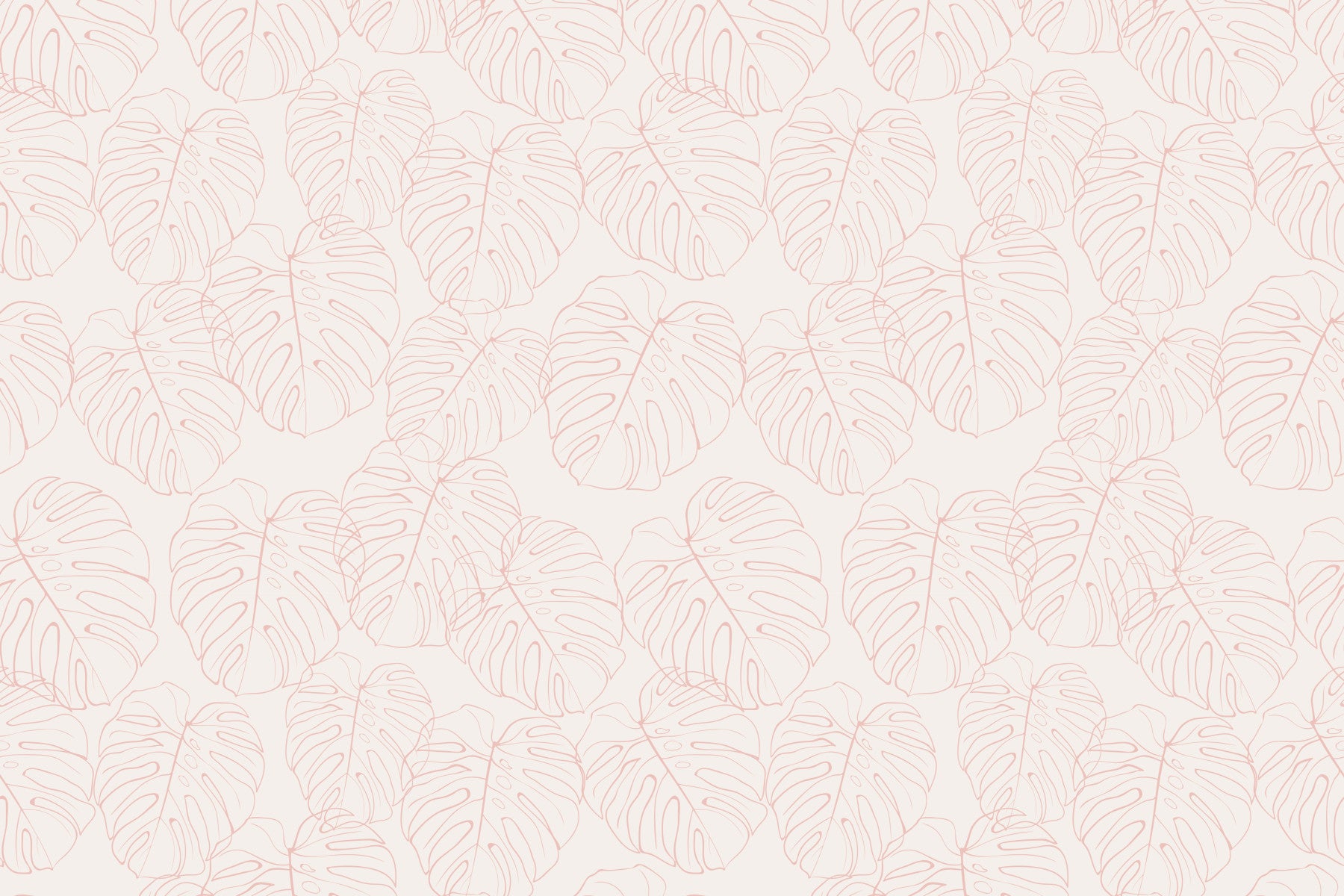 Monstera Blush Wallpaper⁠