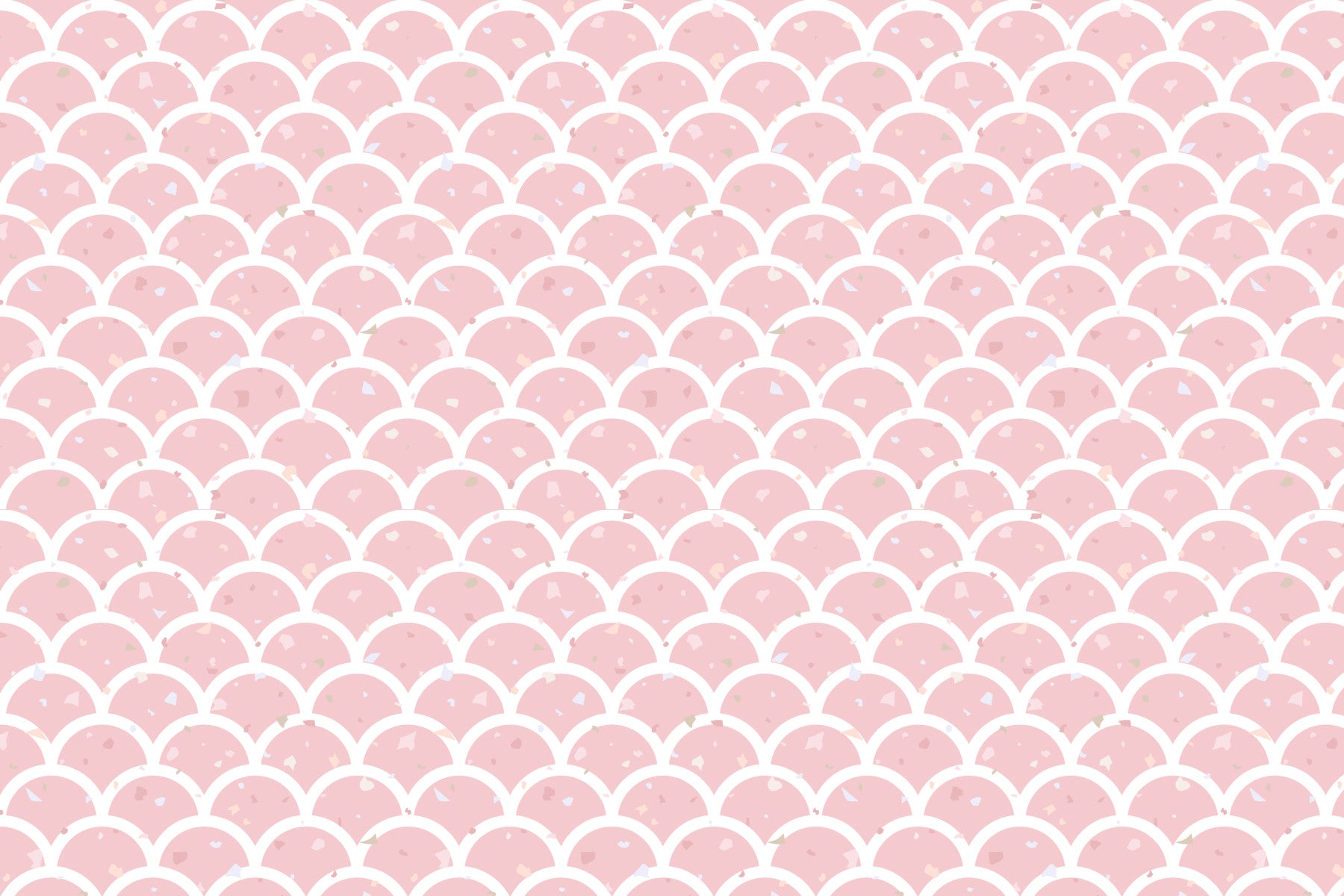 Blush Terrazzo Scales Wallpaper⁠