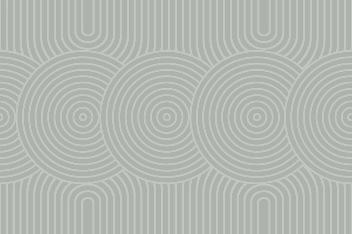 Grey Geo Wallpaper⁠ in your room — zoomed