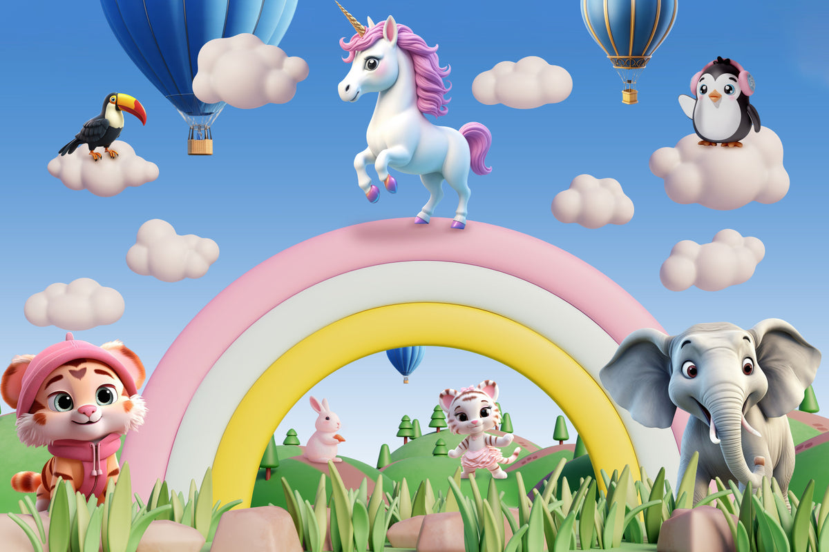 Sky High Pals Wall Mural