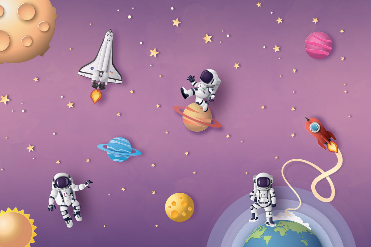 Cosmic Crew Wall Mural