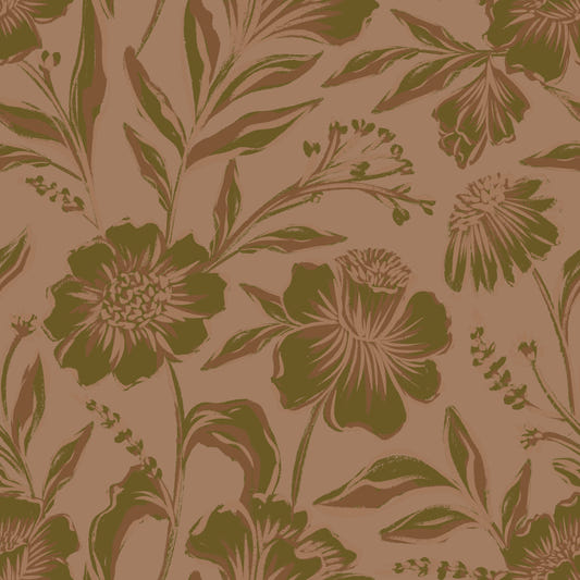 Botanical Browns Wallpaper⁠