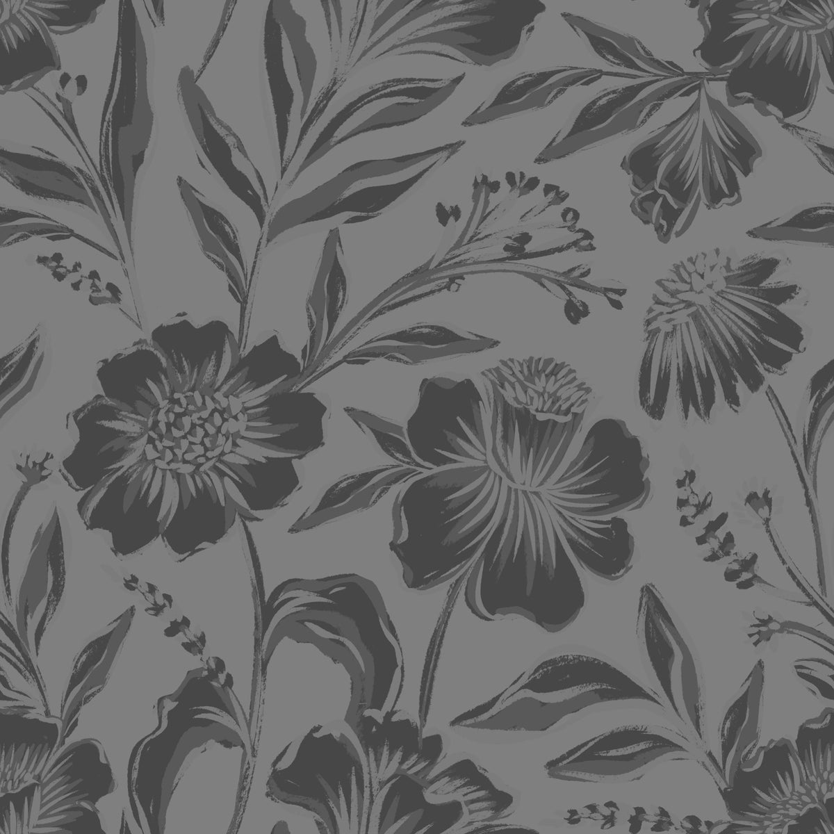 Floral Shadows Wallpaper⁠