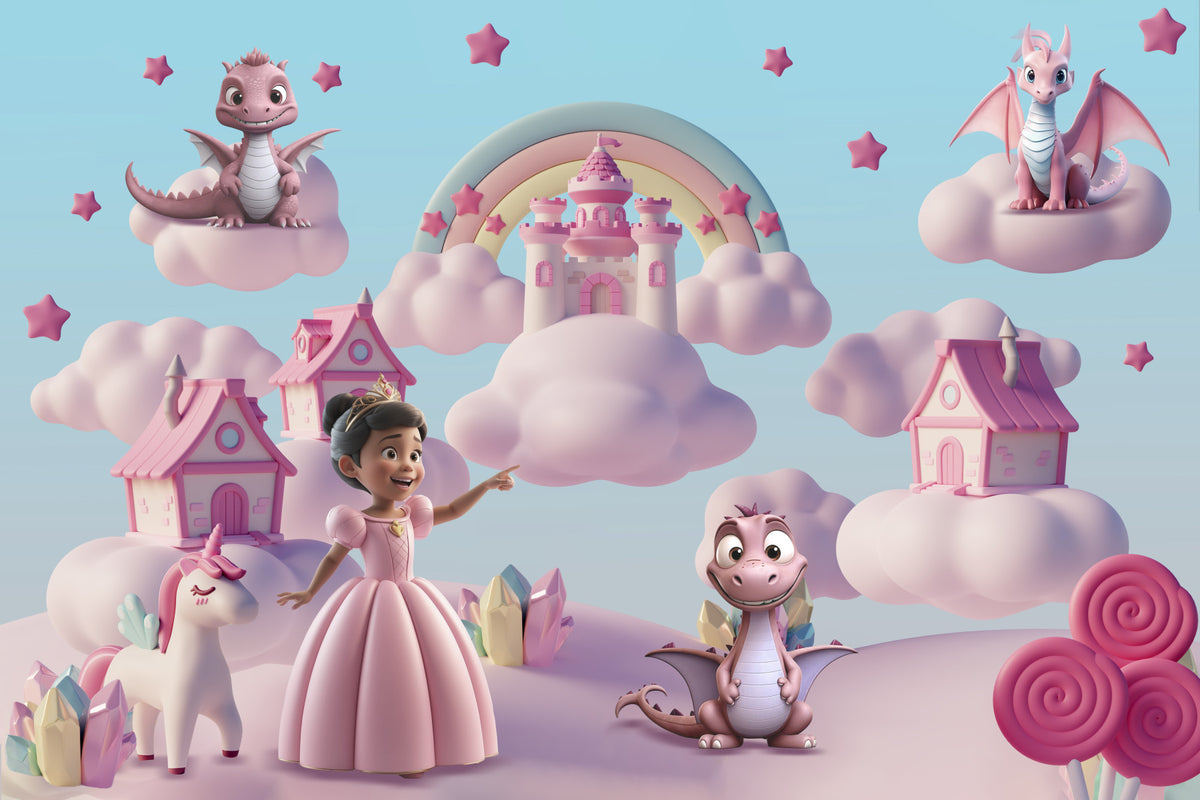 Dragon Dreams & Candy Castles Wall Mural