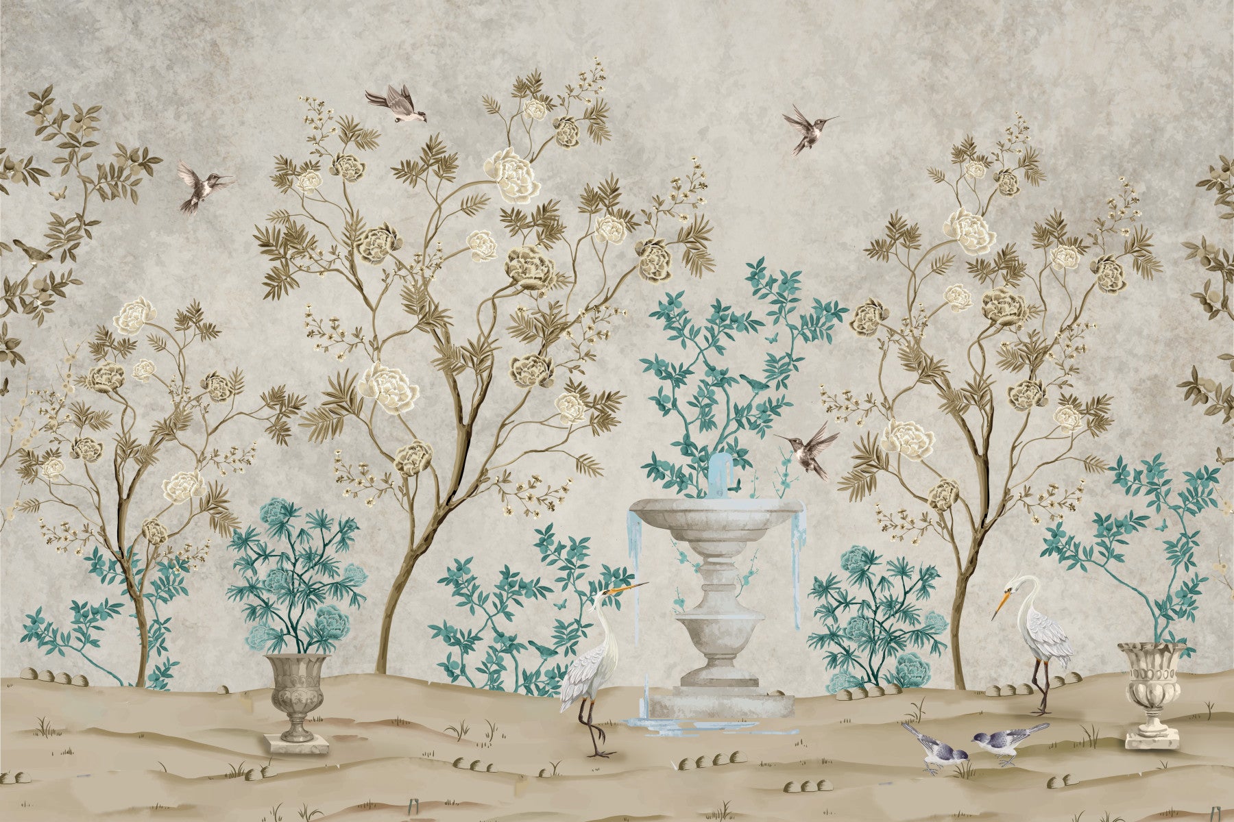 Garden Fable Wall Mural