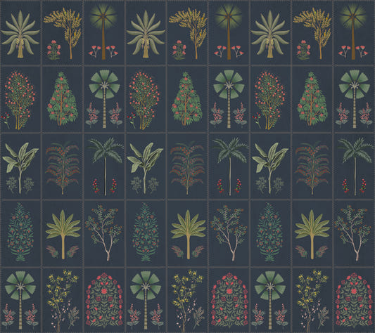 Exotic Grove Tiles Wall Mural