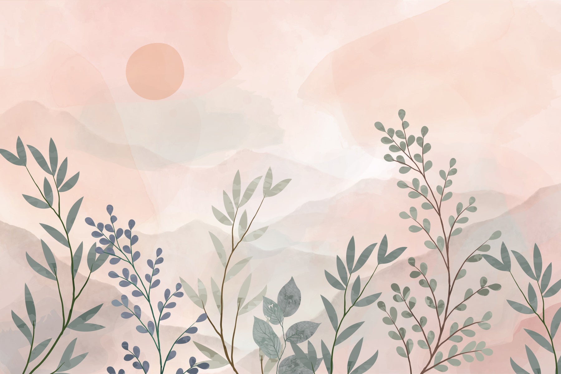 Ethereal Garden Wall Mural