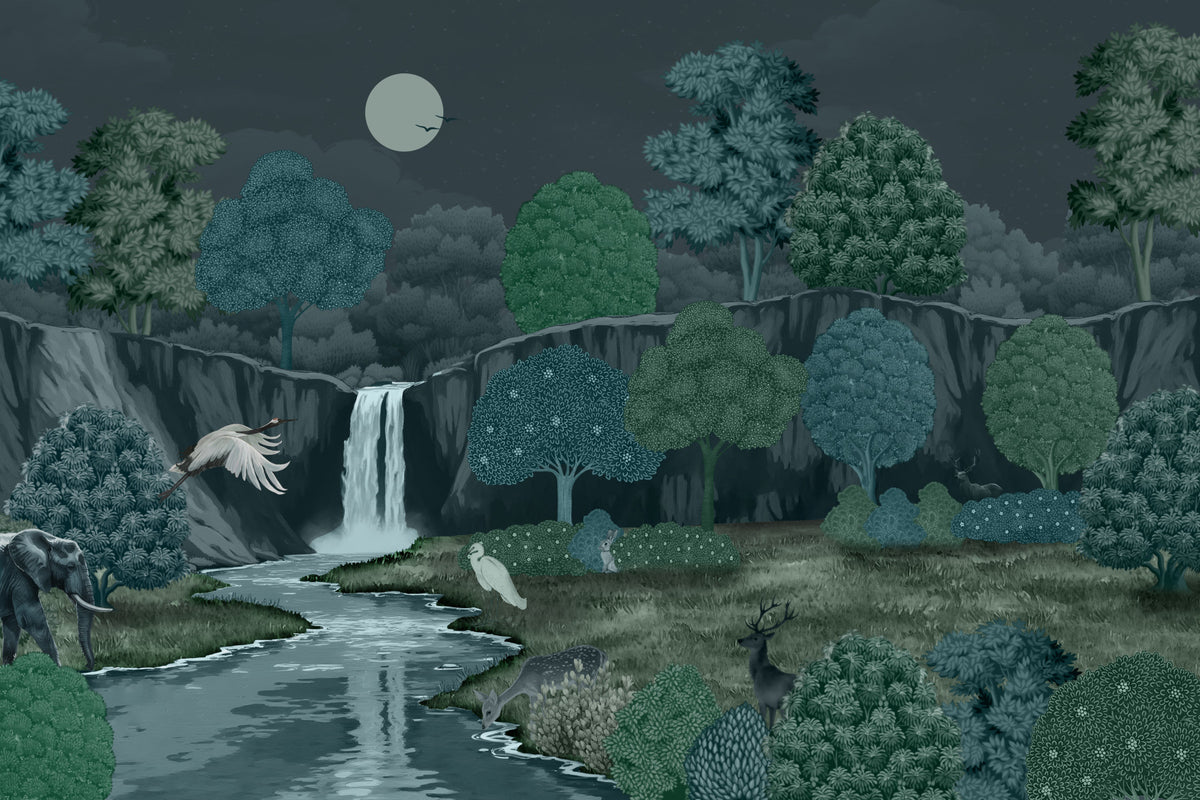 Moonlit Haven Wall Mural