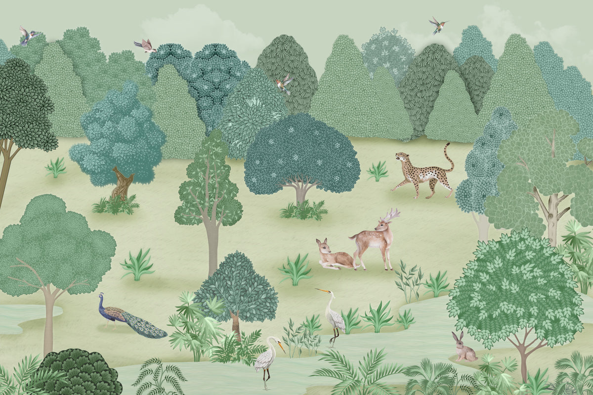 Wild Elegance Wall Mural