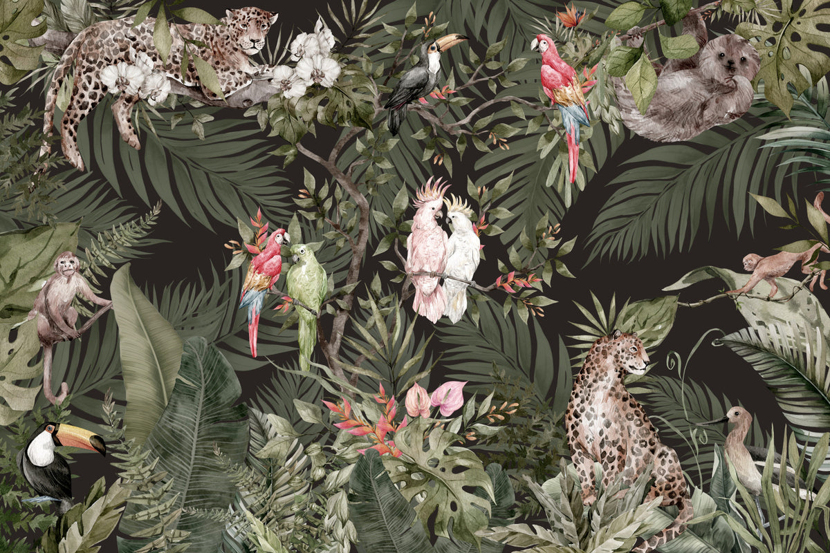 Jungle Whispers Wall Mural