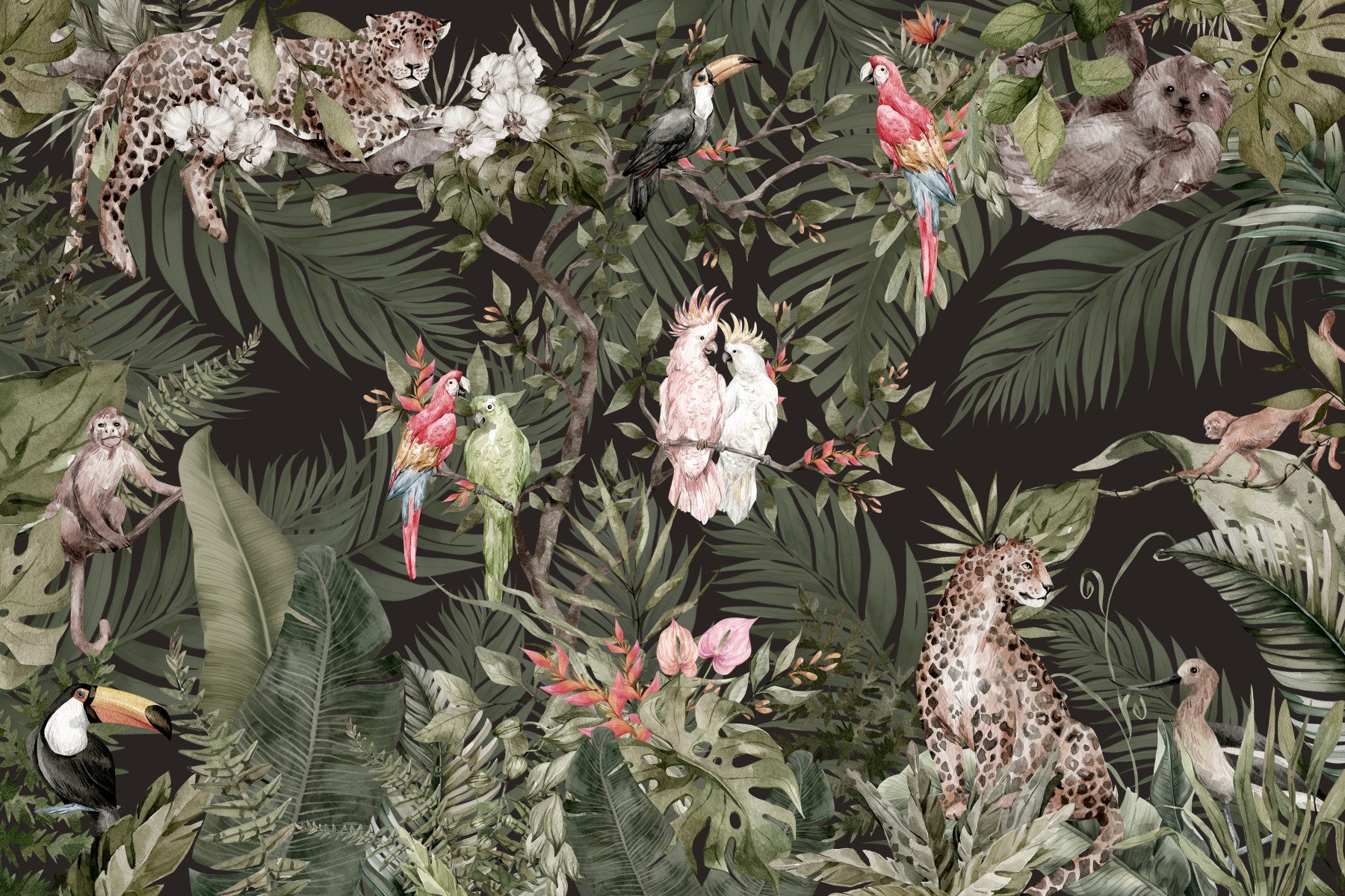 Jungle Whispers Wall Mural