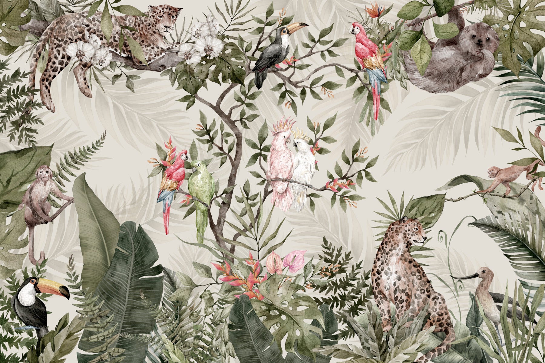 Exotic Canopy Wall Mural