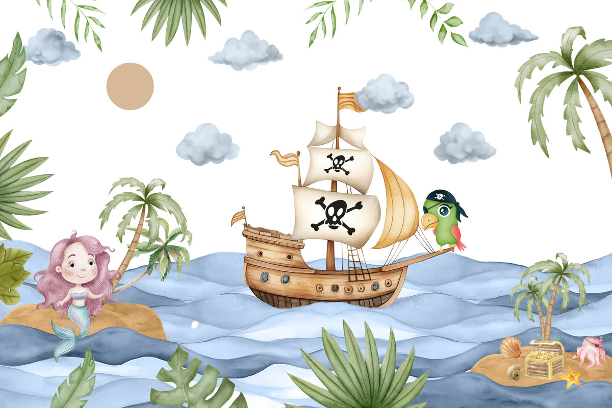 Pirate Cove Adventure Wall Mural