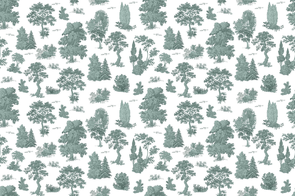 Verdant Grove Wall Mural in your room — zoomed