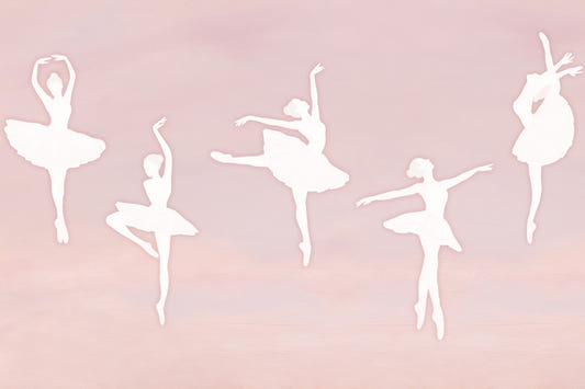 Pink Pirouettes Wall Mural