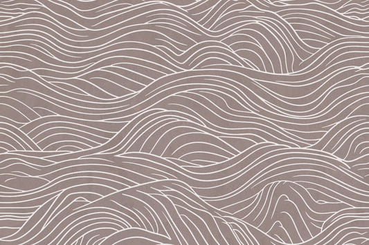 Linear Waves Wall Mural