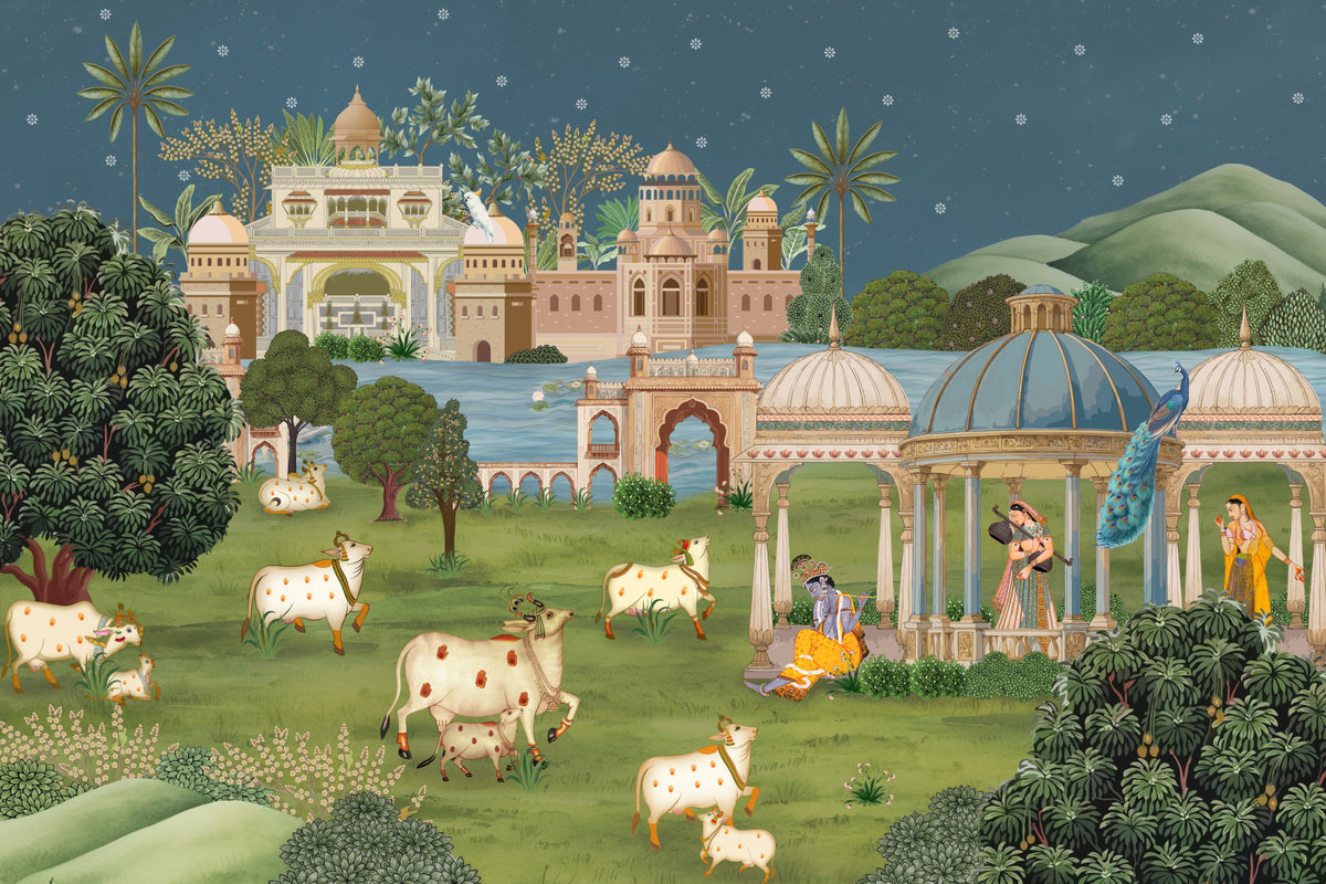 Shyam Kunj Wall Mural