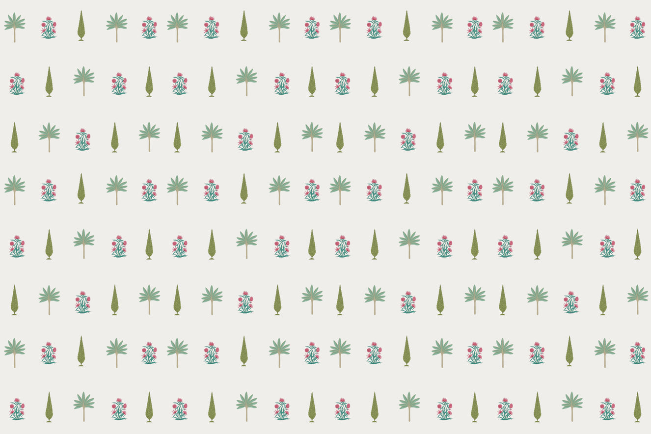 Jaipuri Pattern Wall Mural