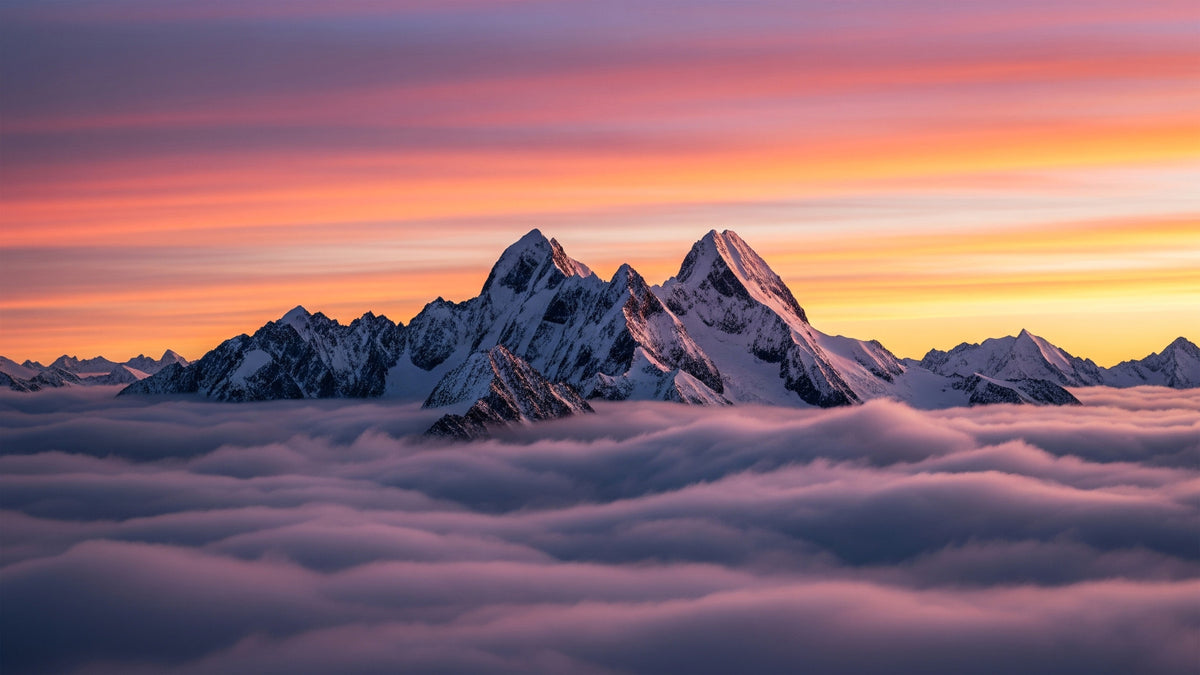 Above the Clouds Wall Mural