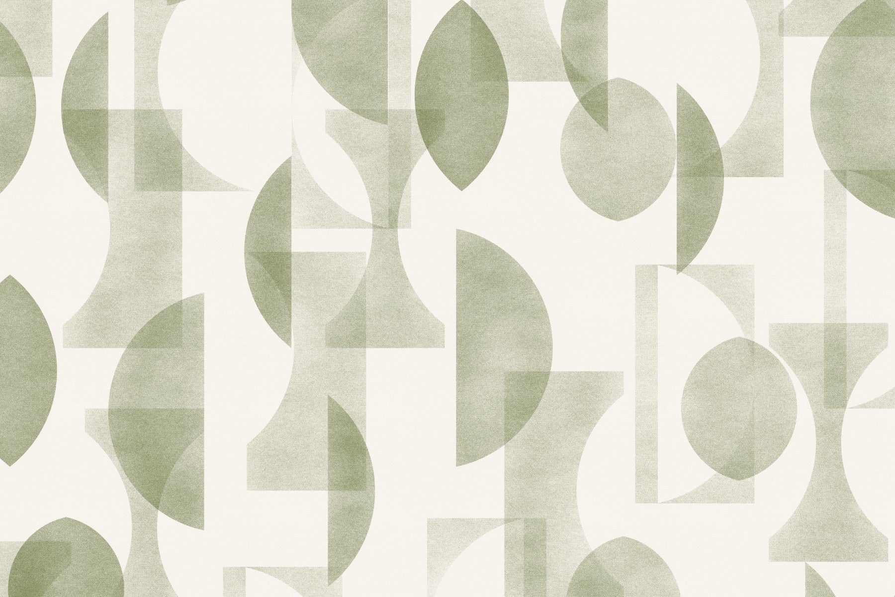 Geometrica Olive Wall Mural