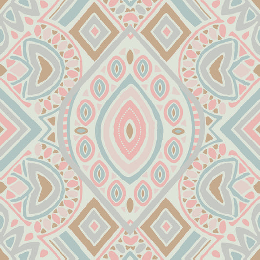 Geometric Boho Aztec Pattern Pastel ⁠⁠