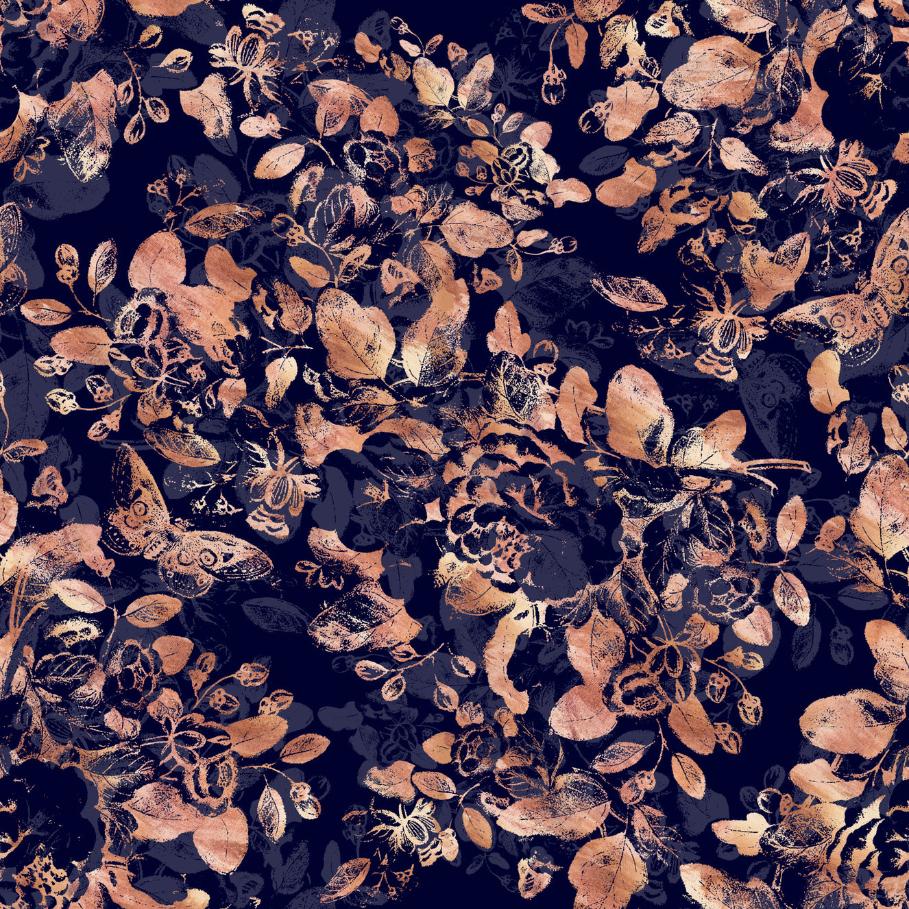 Botanical Noir Wallpaper⁠