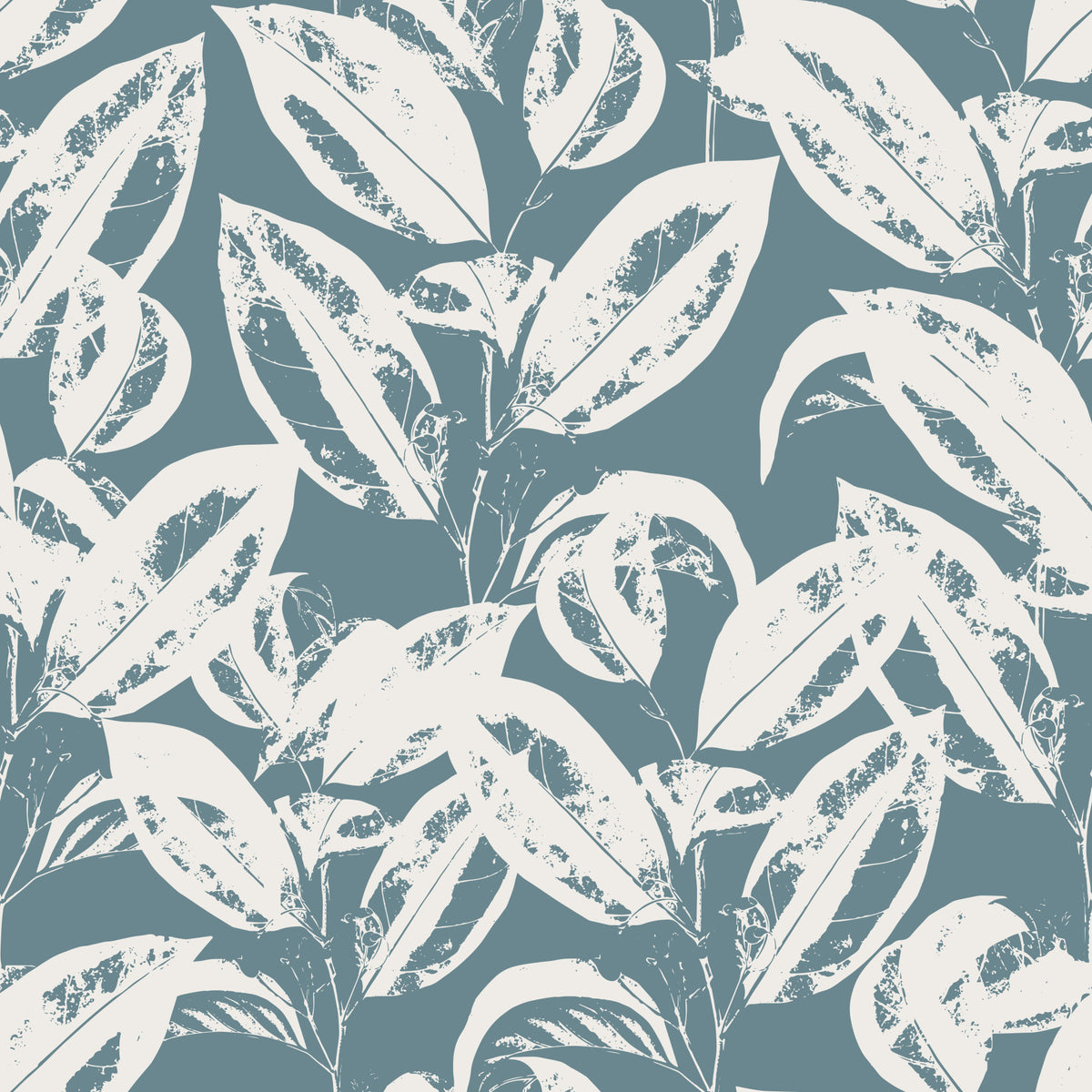 Bright Leaves Wallpaper⁠ in your room — zoomed