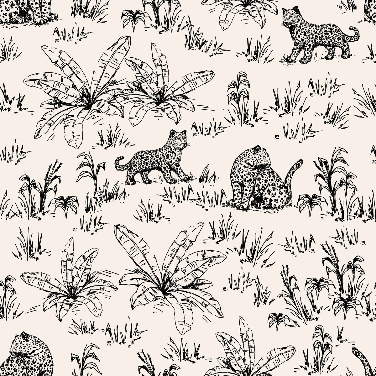 Wild Leopards bright Wallpaper⁠