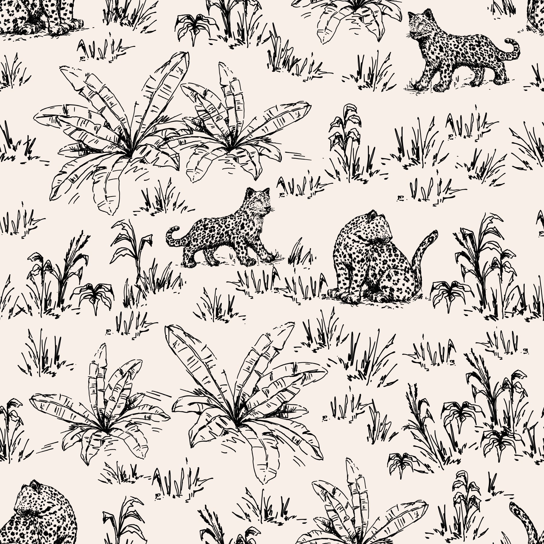 Wild Leopards bright Wallpaper⁠