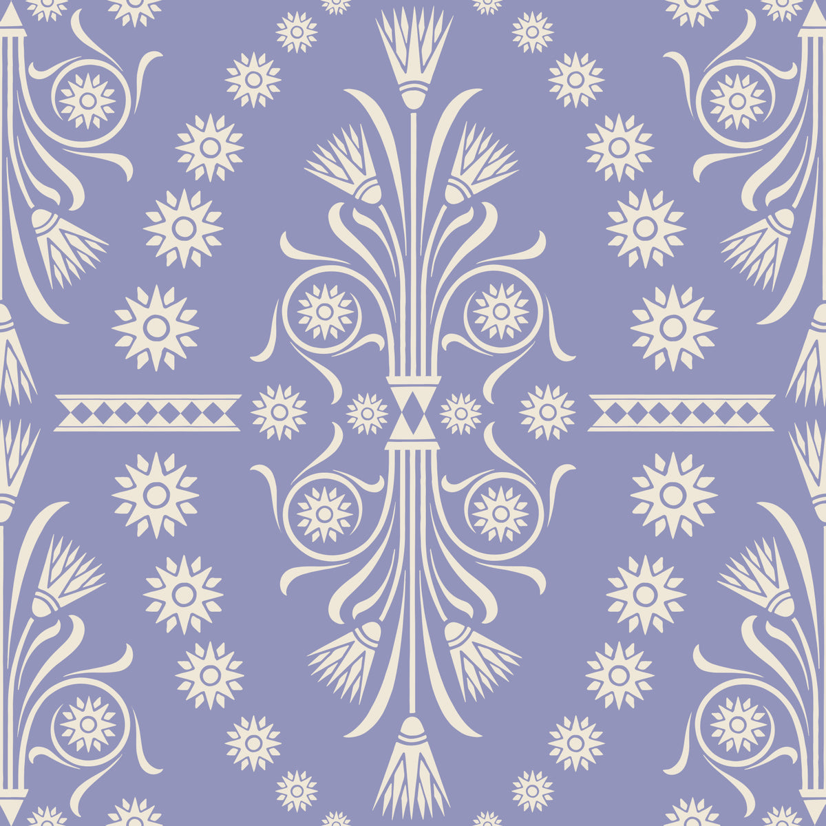 Purple Decorative Ornament Wallpaper⁠ in your room — zoomed