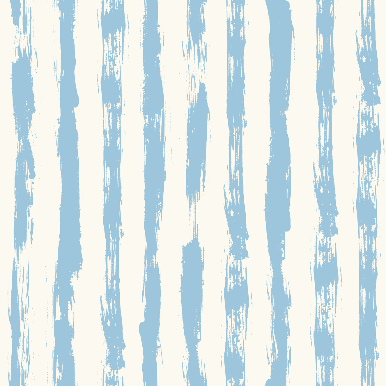 Hand Drawn Sky Blue Stripes Wallpaper⁠