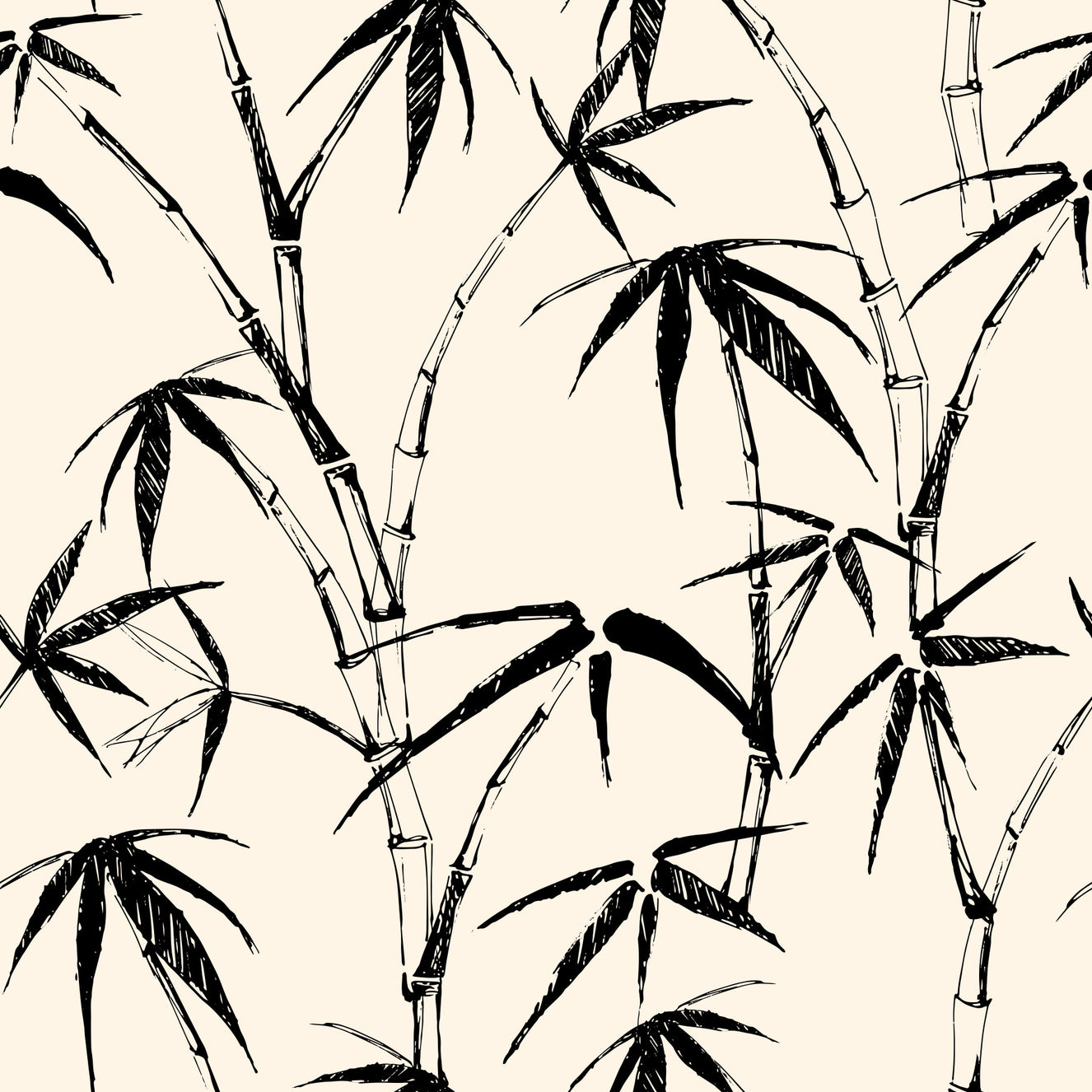 Sketched Bamboo Wallpaper⁠
