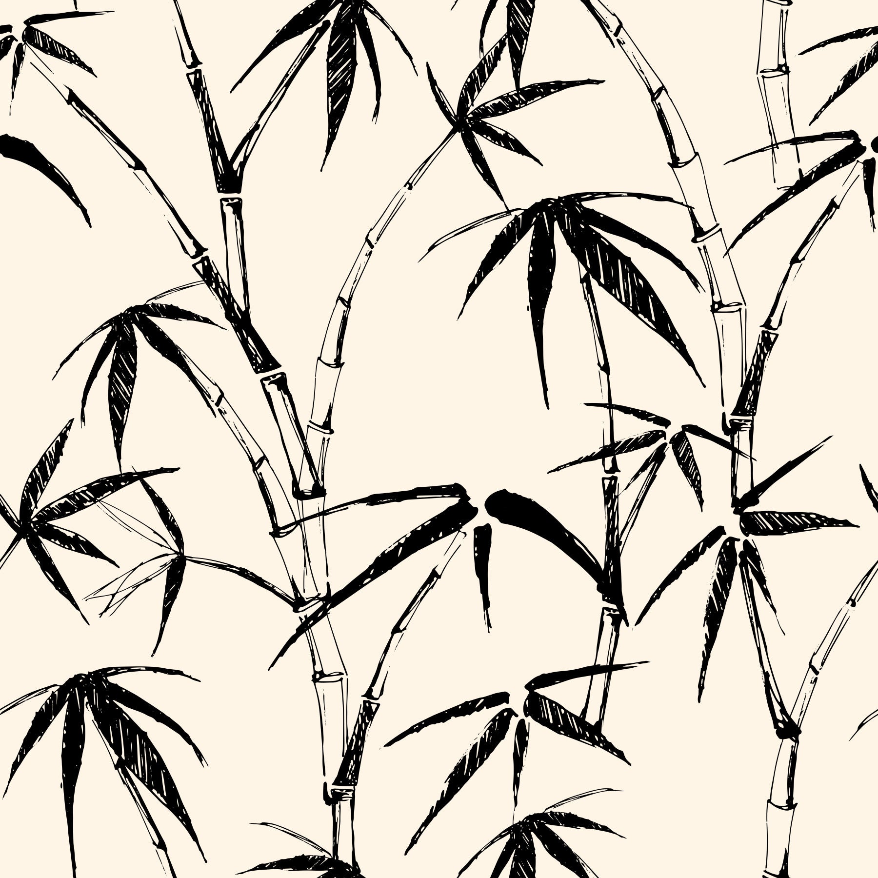 Sketched Bamboo Wallpaper⁠