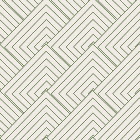 Olive Geometric Wallpaper⁠