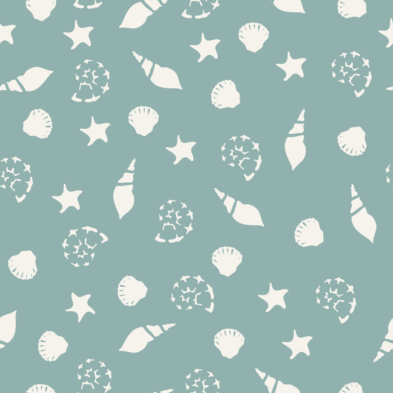 Sea Shells Pastel Wallpaper⁠