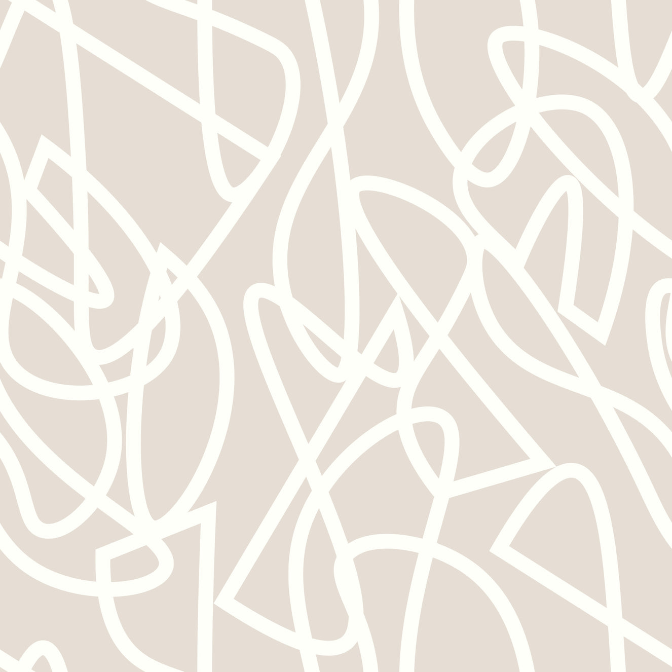Subtle Outline Figures Wallpaper⁠