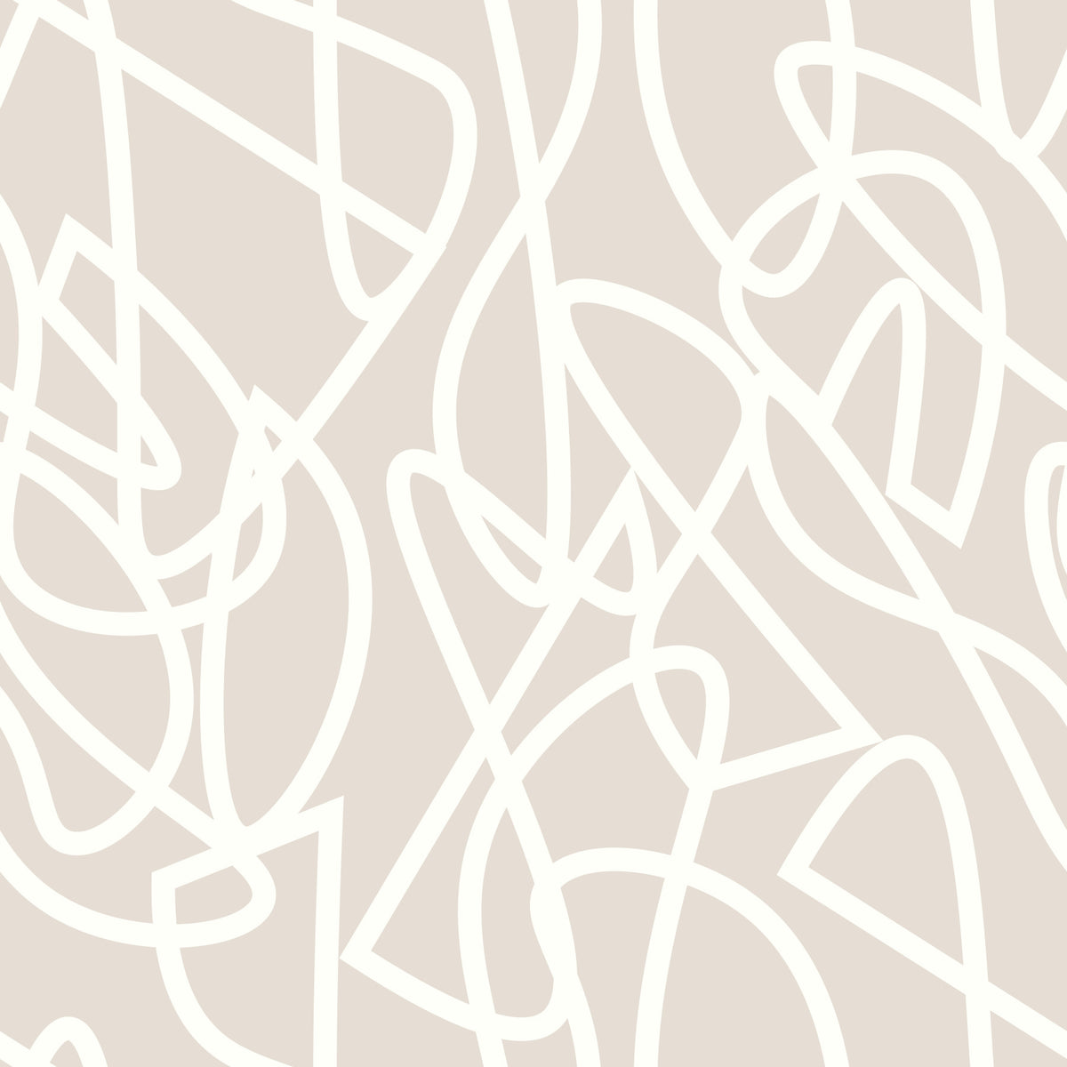 Subtle Outline Figures Wallpaper⁠ in your room — zoomed